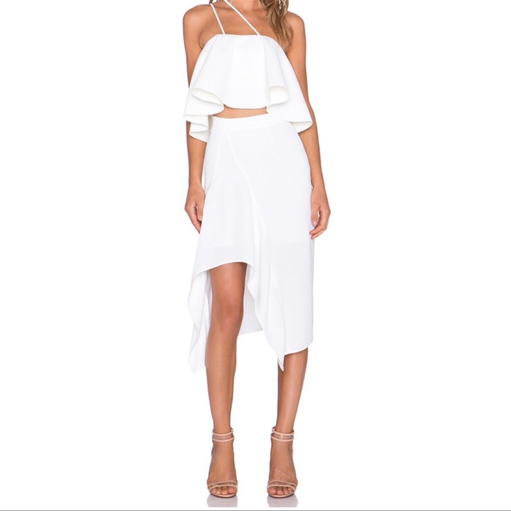 Nicholas Crepe Drape Insert Skirt